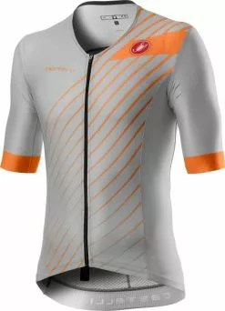 Castelli Free Speed 2 Race Tri Top Zilvergrijs Heren