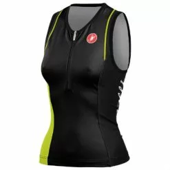 Castelli Core W Tri Top Zwart/limoen Dames 14120-431