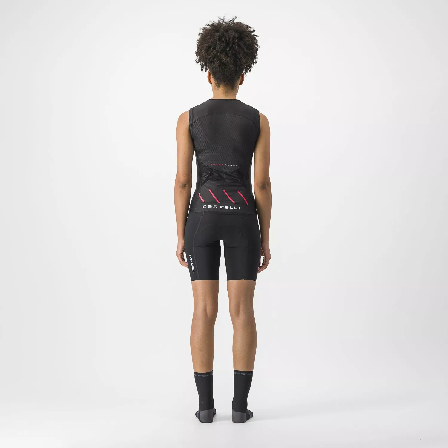 Castelli Ride-Run Short Zwart Dames 4 Castelli Ride-Run Short Zwart Dames - Afbeelding 2