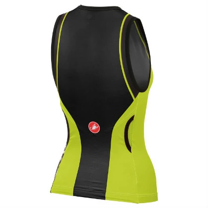Castelli Core W Tri Top Zwart/limoen Dames 14120-431 4 Castelli Core W Tri Top Zwart/limoen Dames 14120-431 - Afbeelding 2
