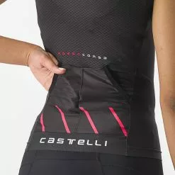 Castelli Free 2 W Tri Singlet Zwart/rood Dames -Goedkope Sport Glans Winkel 03 8622095