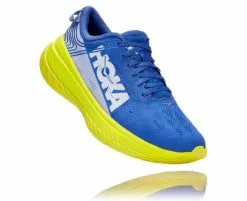 Hoka One One Carbon X Hardloopschoenen Blauw/geel Heren -Goedkope Sport Glans Winkel 1102886 abep