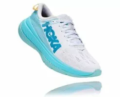 Hoka One One Carbon X Hardloopschoenen Cyaan/wit Dames 11 Hoka One One Carbon X Hardloopschoenen Cyaan/wit Dames -Goedkope Sport Glans Winkel 1102887 walb 1 1