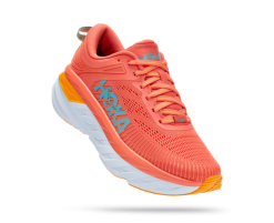 Hoka One One Hoka Bondi 7 Hardloopschoenen Roze Dames -Goedkope Sport Glans Winkel 1110519 ccsd 001