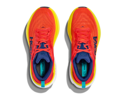 Hoka One One Hoka Bondi 8 Hardloopschoenen Geel/rood Heren -Goedkope Sport Glans Winkel 1123202 rafl 002