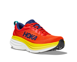 Hoka One One Hoka Bondi 8 Hardloopschoenen Geel/rood Heren -Goedkope Sport Glans Winkel 1123202 rafl 006