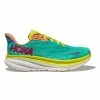 Hoka One One Hoka Clifton 9 Hardloopschoenen Groen/geel Heren