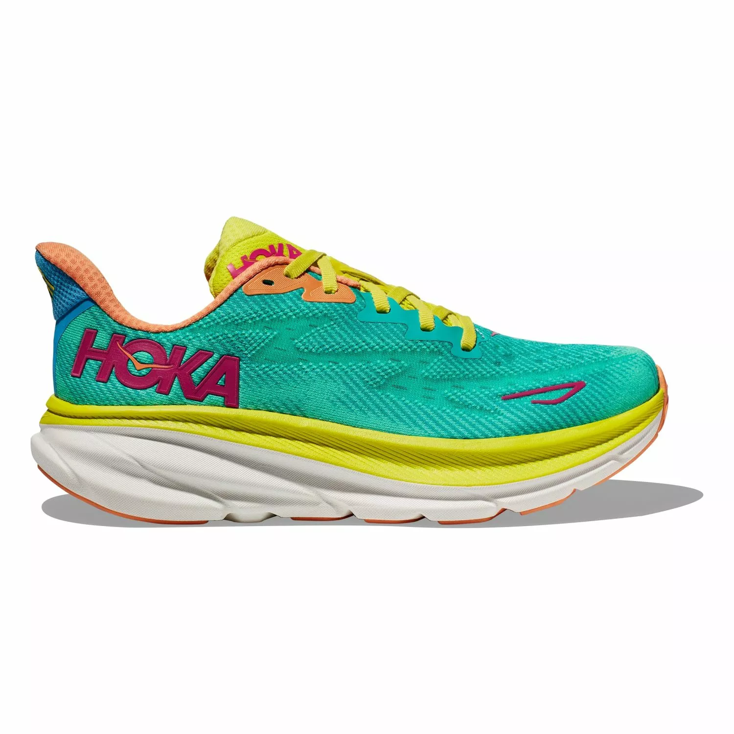 Hoka One One Hoka Clifton 9 Hardloopschoenen Groen/geel Heren 3 Hoka One One Hoka Clifton 9 Hardloopschoenen Groen/geel Heren