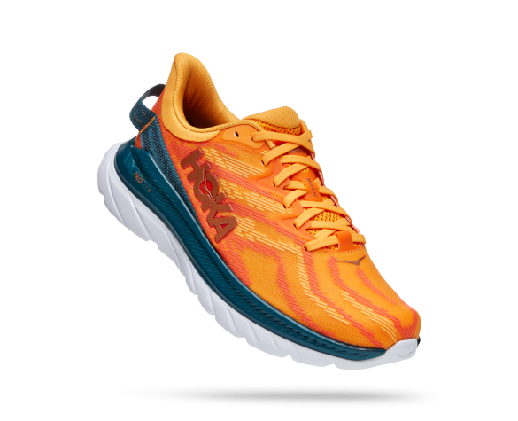 Hoka One One Hoka Mach 4 Supersonic Hardloopschoenen Oranje Heren 5 Hoka One One Hoka Mach 4 Supersonic Hardloopschoenen Oranje Heren - Afbeelding 3