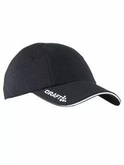 Craft Running Cap Hardloop Pet Zwart