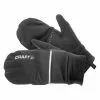 Craft Hybrid Weather Hardloophandschoen Zwart -Goedkope Sport Glans Winkel 1903014 9999