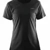 Craft Prime Korte Mouw Hardloopshirt Zwart Dames -Goedkope Sport Glans Winkel 1903176 9999 prime tee f