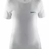 Craft Active Comfort Korte Mouw Ondershirt Wit Dames -Goedkope Sport Glans Winkel 1903790 1900 active comfort rn ss f 001