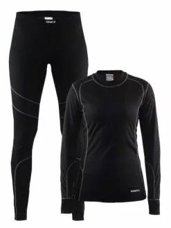 Craft Active Onderkleding Voordeel Set Zwart/granite Dames