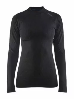 Craft Active Intensity Crewneck Lange Mouw Ondershirt Zwart Dames