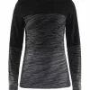 Craft Wool Comfort 2.0 CN Lange Mouw Ondershirt Zwart Dames -Goedkope Sport Glans Winkel 1905341 999975 wool comfort 20 cn ls f