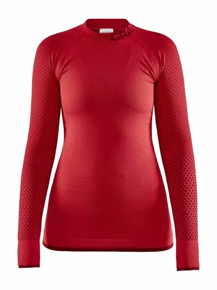 Craft Warm Intensity CN Lange Mouw Ondershirt Rood Dames 3 Craft Warm Intensity CN Lange Mouw Ondershirt Rood Dames