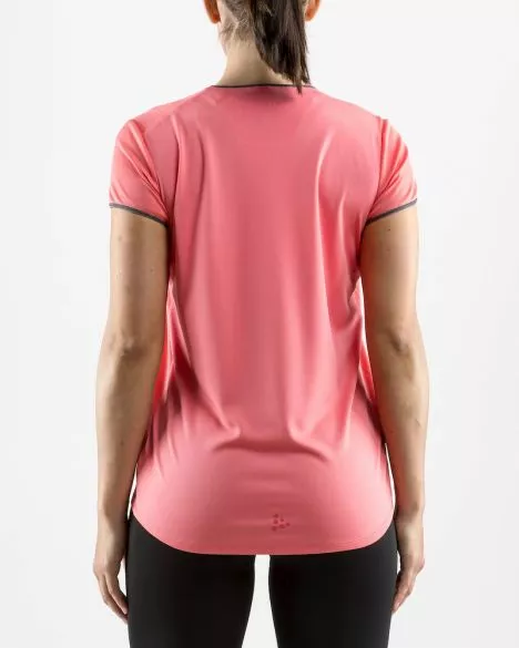 Craft Eaze Korte Mouw Hardloopshirt Roze Dames 5 Craft Eaze Korte Mouw Hardloopshirt Roze Dames - Afbeelding 3