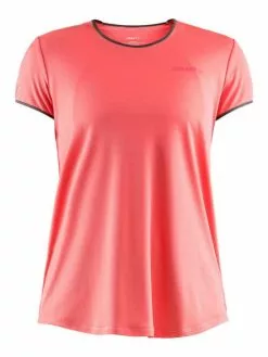 Craft Eaze Korte Mouw Hardloopshirt Roze Dames