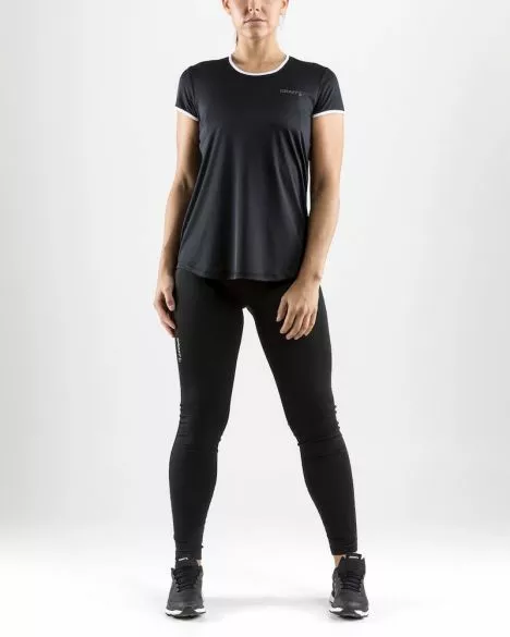 Craft Eaze Korte Mouw Hardloopshirt Zwart Dames 7 Craft Eaze Korte Mouw Hardloopshirt Zwart Dames - Afbeelding 5