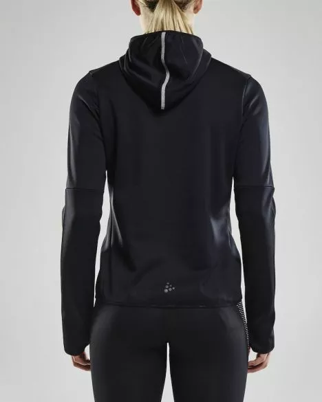 Craft Eaze Jersey Hardloopjack Zwart Dames 5 Craft Eaze Jersey Hardloopjack Zwart Dames - Afbeelding 3