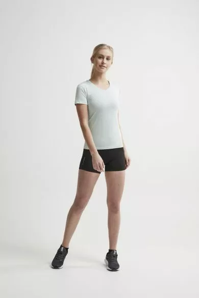 Craft Essential V-neck Korte Mouw Ondershirt Groen/plexi Dames 7 Craft Essential V-neck Korte Mouw Ondershirt Groen/plexi Dames - Afbeelding 5