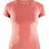 Craft Essential V-neck Korte Mouw Ondershirt Roze Dames