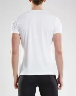 Craft Essential RN Korte Mouw Shirt Wit Heren -Goedkope Sport Glans Winkel 1906052 900000 essential rn ss c3
