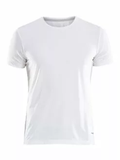 Craft Essential RN Korte Mouw Shirt Wit Heren