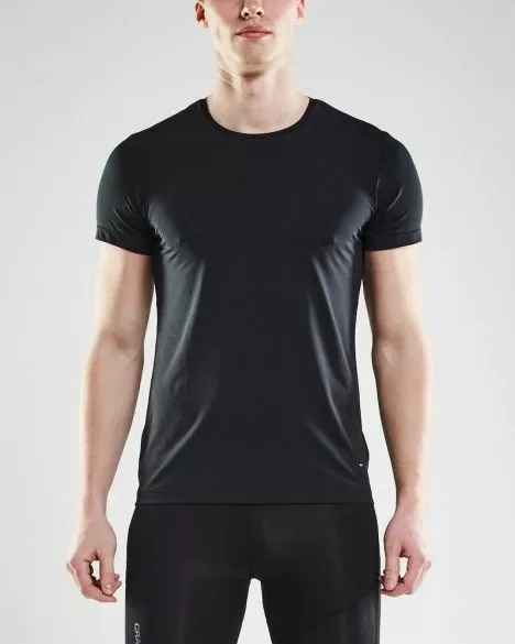Craft Essential RN Korte Mouw Shirt Zwart Heren 4 Craft Essential RN Korte Mouw Shirt Zwart Heren - Afbeelding 2