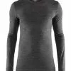 Craft Fuseknit Comfort Lange Mouw Ondershirt Donkergrijs Heren -Goedkope Sport Glans Winkel 1906600 998000 fuseknit comfort rn ls f preview