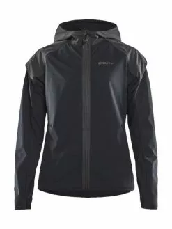 Craft Lumen Hydro Hardloopjack Zwart Dames