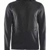 Craft Charge Sweat Hood Hardloopjack Zwart Heren -Goedkope Sport Glans Winkel 1907722 999000 charge fz sweat hood jacket f preview 001