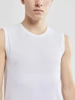 Craft Fuseknit Light Mouwloos Ondershirt Wit Heren -Goedkope Sport Glans Winkel 1908842 900000 fuseknit light rn sl c3 preview