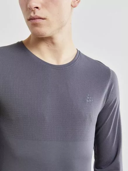 Craft Fuseknit Light Lange Mouw Ondershirt Grijs Heren 6 Craft Fuseknit Light Lange Mouw Ondershirt Grijs Heren - Afbeelding 4
