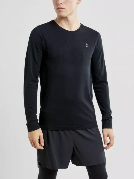 Craft Fuseknit Light Lange Mouw Ondershirt Zwart Heren 4 Craft Fuseknit Light Lange Mouw Ondershirt Zwart Heren - Afbeelding 2