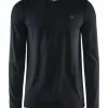 Craft Fuseknit Light Lange Mouw Ondershirt Zwart Heren