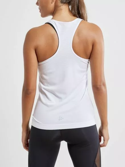 Craft Fuseknit Light Mouwloos Ondershirt Wit Dames 5 Craft Fuseknit Light Mouwloos Ondershirt Wit Dames - Afbeelding 3