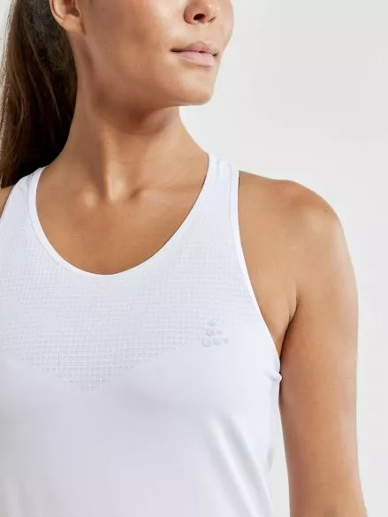 Craft Fuseknit Light Mouwloos Ondershirt Wit Dames 6 Craft Fuseknit Light Mouwloos Ondershirt Wit Dames - Afbeelding 4