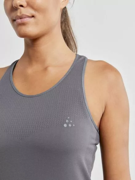 Craft Fuseknit Light Mouwloos Ondershirt Grijs Dames 6 Craft Fuseknit Light Mouwloos Ondershirt Grijs Dames - Afbeelding 4
