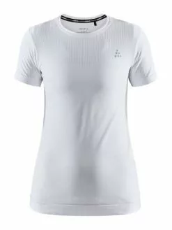 Craft Fuseknit Light Korte Mouw Ondershirt Wit Dames