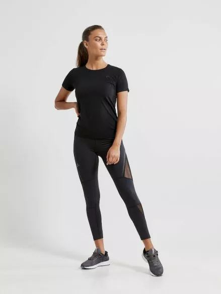 Craft Fuseknit Light Korte Mouw Ondershirt Zwart Dames 7 Craft Fuseknit Light Korte Mouw Ondershirt Zwart Dames - Afbeelding 5