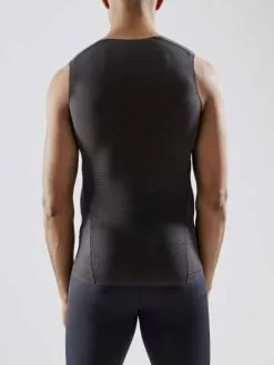 Craft Pro Dry Nanoweight Mouwloos Ondershirt Zwart Heren -Goedkope Sport Glans Winkel 1908850 999000 pro dry nanoweight sl c2 preview