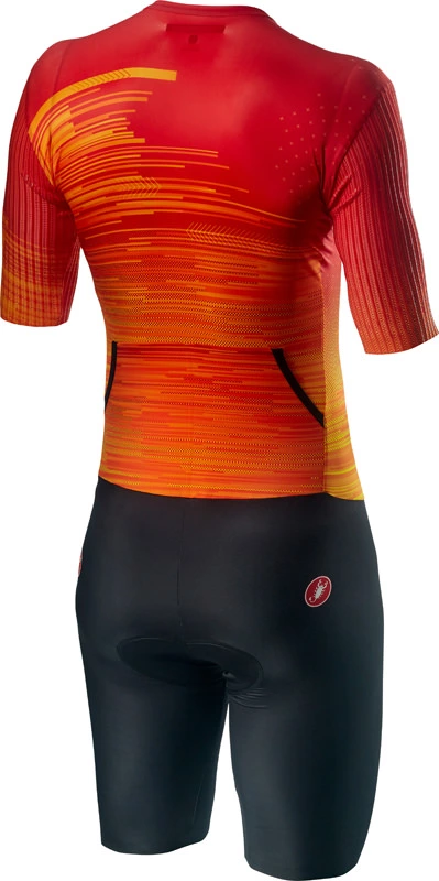 Castelli PR Speed Trisuit Korte Mouwen Zwart/rood Heren 4 Castelli PR Speed Trisuit Korte Mouwen Zwart/rood Heren - Afbeelding 2