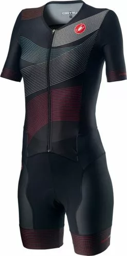 Castelli Free Sanremo 2 W Trisuit Korte Mouwen Zwart Dames