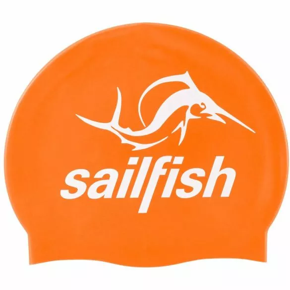 Sailfish Siliconen Swimcap Oranje 3 Sailfish Siliconen Swimcap Oranje