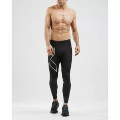 2XU Run Dash Compressie Tight Zwart Heren -Goedkope Sport Glans Winkel 2xu 2xu run dash compressie tight ma6067b 002