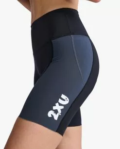 2XU Aero 7 Inch Tri Shorts Donkerblauw Dames 10 2XU Aero 7 Inch Tri Shorts Donkerblauw Dames -Goedkope Sport Glans Winkel 2xu aero 7 inch tri short wt6435b idk wht 021