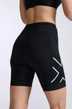 2XU Core 7 Inch Tri Shorts Zwart/wit Dames -Goedkope Sport Glans Winkel 2xu core 7 inch tri short wt6442b blk wht 024