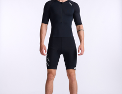 2XU Core Trisuit Korte Mouw Zwart Heren